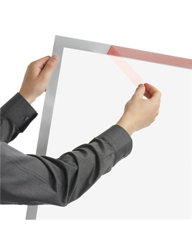 Cornice adesiva Duraframe® Poster A2 42x59,4cm argento 5053-23 DURABLE 5053-23 DURABLE CORNICI DA PARETE E SUPPORTI