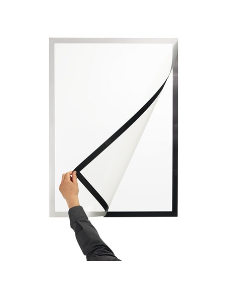 Cornice adesiva Duraframe® Poster A1 59,4x84,1cm argento 5055-23 DURABLE 5055-23 DURABLE CORNICI DA PARETE E SUPPORTI