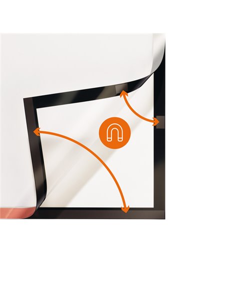 Cornice adesiva Duraframe® Poster A1 59,4x84,1cm argento 5055-23 DURABLE 5055-23 DURABLE CORNICI DA PARETE E SUPPORTI