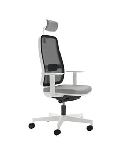 Poltrona direzionale Blaze BLYTBPG grigio c/braccioli regolabili e poggiatesta BLYTBPG/BRFB/OI/N Unisit SEDUTE DIREZIONALI