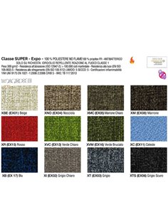 Poltrona semidirezionale Light LLNPG verde bruciato c/bracc. regolabili+poggiat LLNPG/BRF/XVM Unisit SEDUTE DIREZIONALI 2