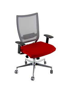 Poltrona semidirezionale Elite concept COTXL rosso/grigio c/bracc regolabili COTXL/BRWN/IR Unisit SEDUTE DIREZIONALI
