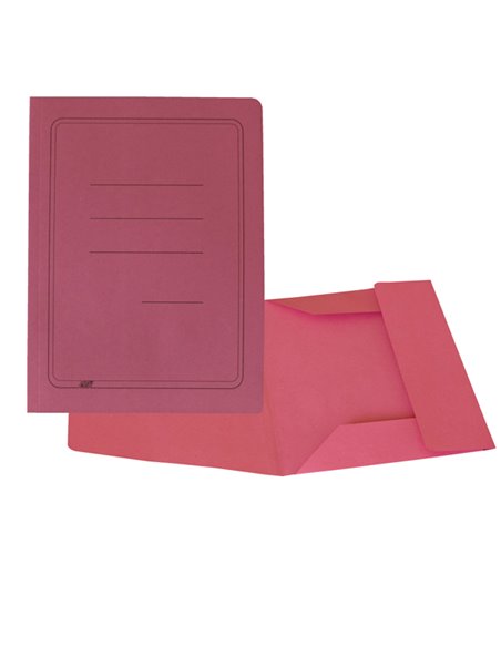 50 cartelline 3 lembi magenta c/stampa 200gr CG0111MLSXXAJ28