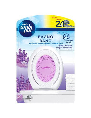 Ambipur Profumatore bagno lavanda AH105 AMBIPUR ASSORBIUMIDITA'-PROFUMATORI-CANDELE