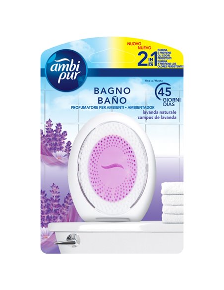 Ambipur Profumatore bagno lavanda AH105 AMBIPUR ASSORBIUMIDITA'-PROFUMATORI-CANDELE