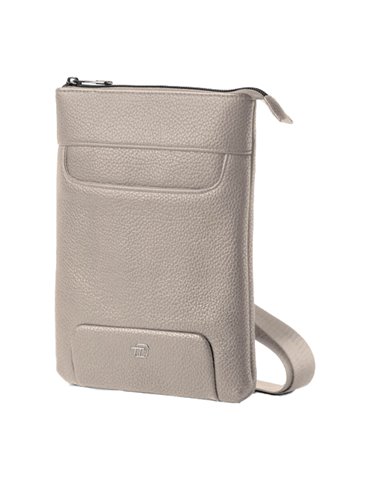 City bag piccola Gate Trended ecopelle dim. 20x26x2cm ghiaccio InTempo 9214GAT21