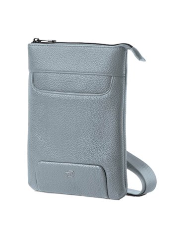 City bag piccola Gate Trended ecopelle dim. 20x26x2cm azzurro InTempo 9214GAT31