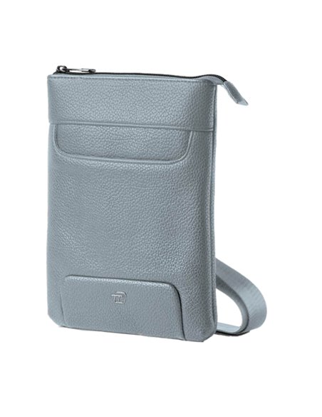 City bag piccola Gate Trended ecopelle dim. 20x26x2cm azzurro InTempo 9214GAT31