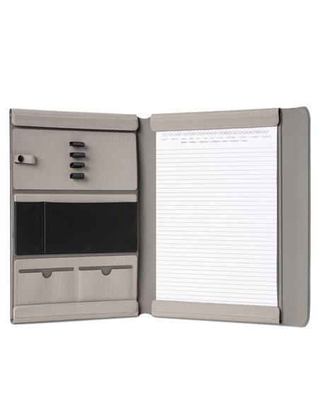 Portablocco Meet c/alette magnetiche dim. 31x25x1,4cm grigio InTempo 8244MT22