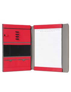 Portablocco Meet c/alette magnetiche dim. 31x25x1,4cm rosso InTempo 8244MT28 2