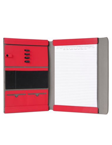Portablocco Meet c/alette magnetiche dim. 31x25x1,4cm rosso InTempo 8244MT28