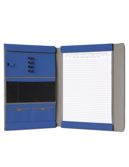Portablocco Meet c/alette magnetiche dim. 31x25x1,4cm blu InTempo 8244MT32