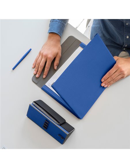 Portablocco Meet c/alette magnetiche dim. 31x25x1,4cm blu InTempo 8244MT32