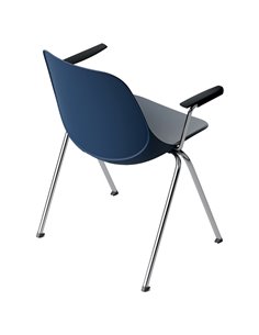 Seduta attesa Quick QKBR blu con braccioli inclusi QKBR/BL Unisit SEDUTE ATTESA