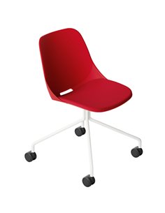 Seduta attesa Quick QKG4B rosso senza braccioli QKG4B/RO Unisit SEDUTE ATTESA