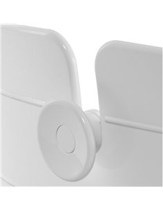 Seduta home/office Mindy MNGP bianco senza braccioli MNGP/MI-BI 2