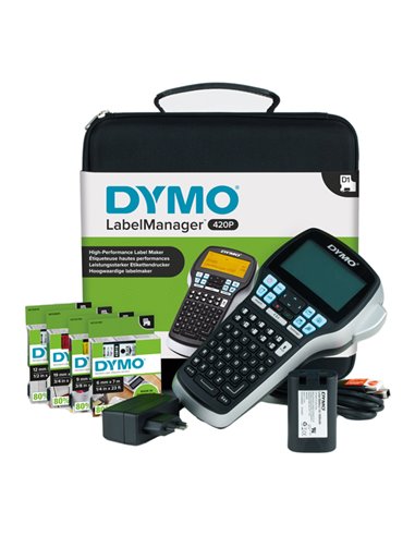 KIT ABC ETICHETTATRICE LABELMANAGER 420P DYMO S0915480 DYMO ETICHETTATRICI ELETTRONICHE E MANUALI