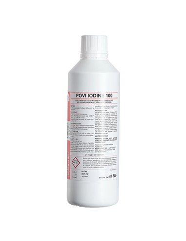 DISINFETTANTE a base di POVI IODINE 100 500ML JOD006