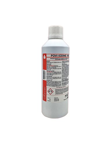 DISINFETTANTE a base di POVI IODINE 100 500ML JOD006