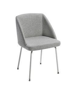 Poltroncina attesa Norma NO4CV grigio chiaro NO4CV/WI Unisit SEDUTE ATTESA