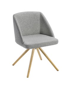 Poltroncina attesa Norma NO4LV grigio chiaro NO4LV/WI Unisit SEDUTE ATTESA