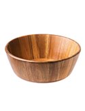 Insalatiera in legno di acacia Ø25x9cm Leone S5063
