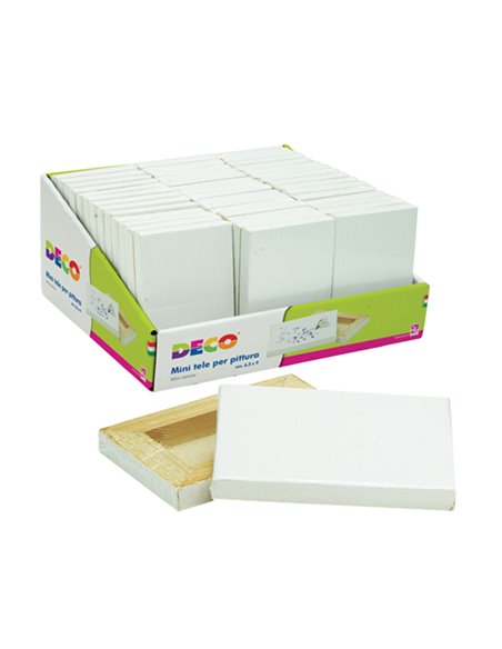 Display 45 pz mini tela 6,3x9cm Deco 12699 DECO ACCESSORI PER PITTURA