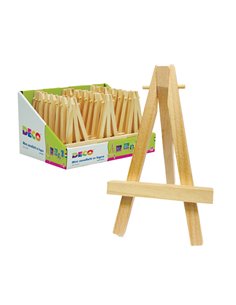 Display 24 pz mini cavalletto in legno 7cm x altezza 12cm Deco 12698 DECO ACCESSORI PER PITTURA