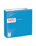 50 tovaglioli carta 33x33cm 2 Veli Turchese Fato 82623100