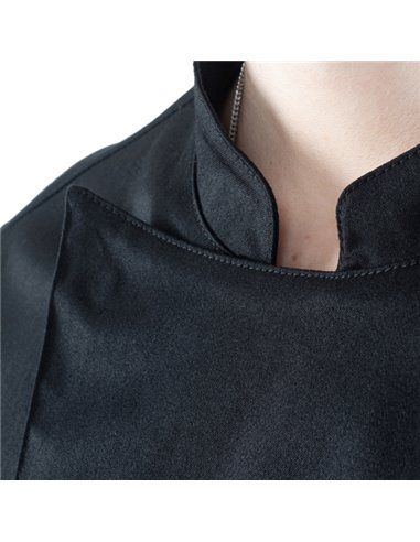Giacca da cuoco Adriano a manica lunga Tg. M nero Q8G00184-U32-M