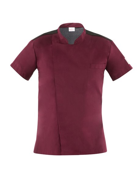 delist Giacca da cuoco Thiago a manica corta Tg. M bordeaux Q8GX0103-U35-M