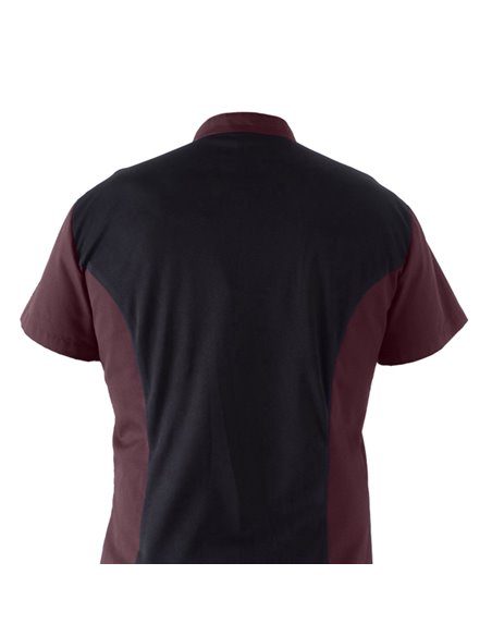 delist Giacca da cuoco Thiago a manica corta Tg. M bordeaux Q8GX0103-U35-M