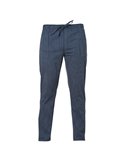 Pantalone da cuoco Enrico Tg. M gessato blu Q8PX0108-G48-M