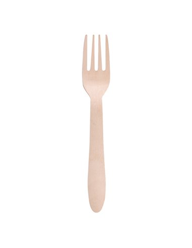 100 Forchette monouso in legno 16,5cm Signor Bio WCF100BIO100C Signor Bio POSATE MONOUSO