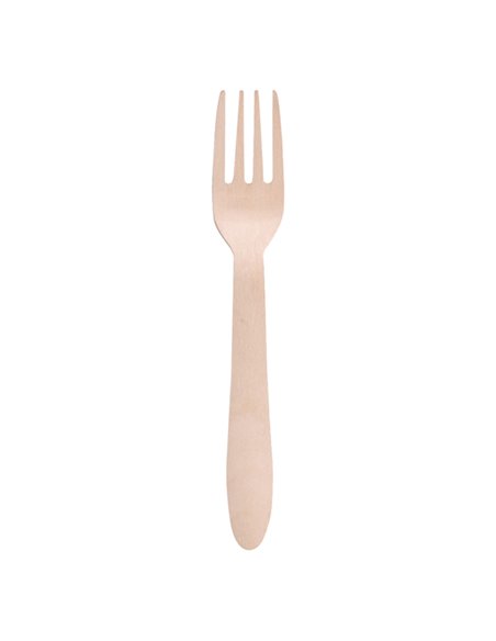 100 Forchette monouso in legno 16,5cm Signor Bio WCF100BIO100C Signor Bio POSATE MONOUSO