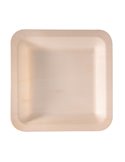 50 Piatti monouso in legno quadrati 21,5 x 21,5cm Signor Bio (Delist) WPS002BIO50B