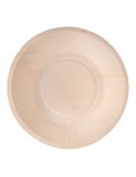 50 Piatti monouso in legno tondi Ø 21,5cm Signor Bio (Delist) WPC001BIO50B