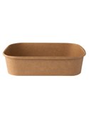 50 bowl rettangolari monouso 500ml cartoncino avana Signor Bio PBR001BIO50C