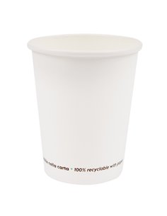 50 Bicchieri in carta 250ml bianco Signor Bio PGC003BIO50C