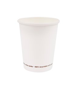 50 Bicchieri in carta 350ml bianco Signor Bio PGC004BIO50C Signor Bio BICCHIERI E CANNUCCE MONOUSO