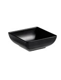 Ciotolina quadrata fingerfood in melamina nera 7,5x7,5x2,7cm Leone T8163.Z