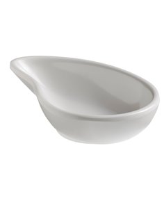 Ciotola a goccia fingerfood in melamina bianca 10x6,5x2,4 cm Leone T8165 LEONE ACCESSORI PER IL BUFFET