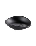 Coppetta nera in melamina 13x11x3,5 cm Leone T8207