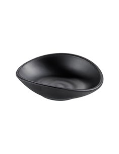 Coppetta nera in melamina 13x11x3,5 cm Leone T8207 LEONE ACCESSORI PER IL BUFFET