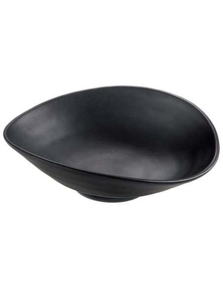 Coppetta nera in melamina 18x15x5,5 cm Leone T8201
