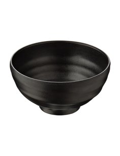 Ciotola nera in melamina Ø11,4x5,8cm Leone T8222 LEONE ACCESSORI PER IL BUFFET