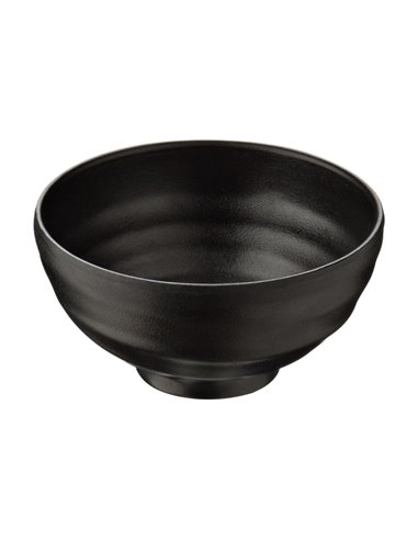 Ciotola nera in melamina Ø11,4x5,8cm Leone T8222 LEONE ACCESSORI PER IL BUFFET