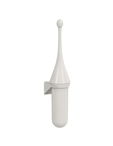 Portascopino da parete per bagno bianco Woodplastic A65811WD