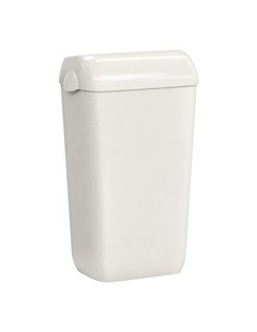 Cestino gettacarte con coperchio 23 L bianco Woodplastic A740N1WD MAR PLAST PATTUMIERE E BIDONI