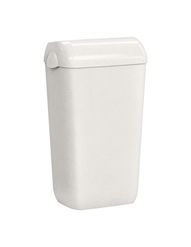 Cestino gettacarte con coperchio 23 L bianco Woodplastic A740N1WD MAR PLAST PATTUMIERE E BIDONI